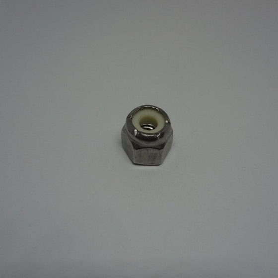 Hex Lock Nuts Nylon Insert, Stainless Steel, #12-24