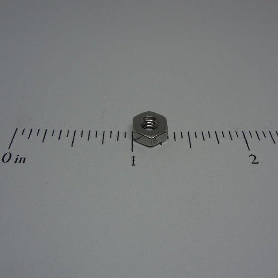 Hex Nuts, Stainless Steel, #6-32