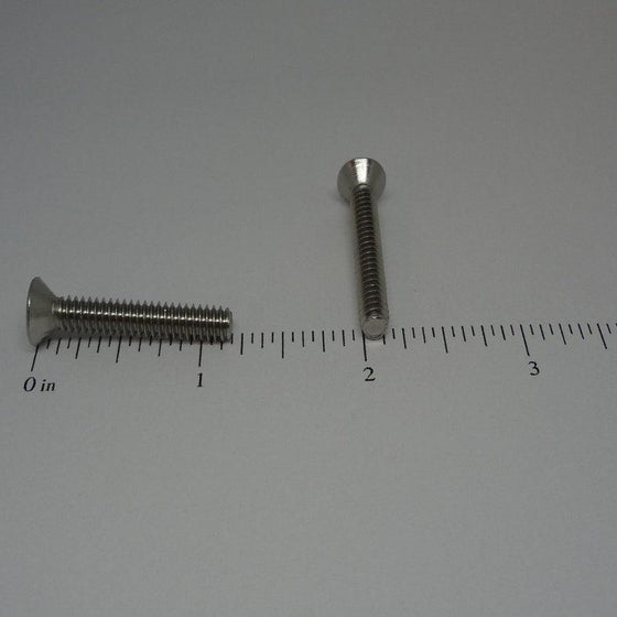 Machine Screws, Phillips Flat Head, Stainless Steel, #10-24X1 1/4"