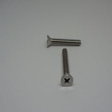  Machine Screws, Phillips Flat Head, Stainless Steel, #10-24X1 1/4"