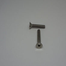  Machine Screws, Phillips Flat Head, Stainless Steel, #10-24X1"