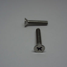  Machine Screws, Phillips Flat Head, Stainless Steel, #10-32X1"