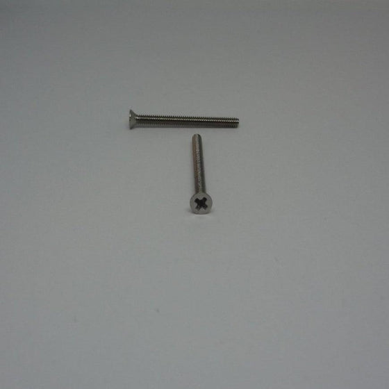 Machine Screws, Phillips Flat Head, Stainless Steel, #2-56X1"
