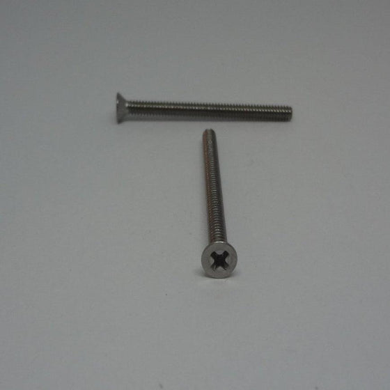 Machine Screws, Phillips Flat Head, Stainless Steel, #4-40X1 1/2"