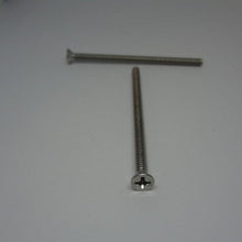  Machine Screws, Phillips Flat Head, Stainless Steel, #6-32X2 1/2"