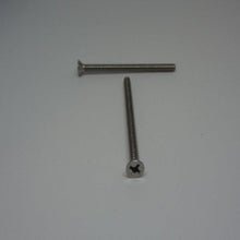  Machine Screws, Phillips Flat Head, Stainless Steel, #6-32X2"