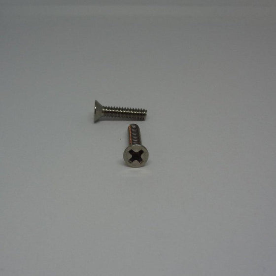 Machine Screws, Phillips Flat Head, Stainless Steel, #6-32X5/8"