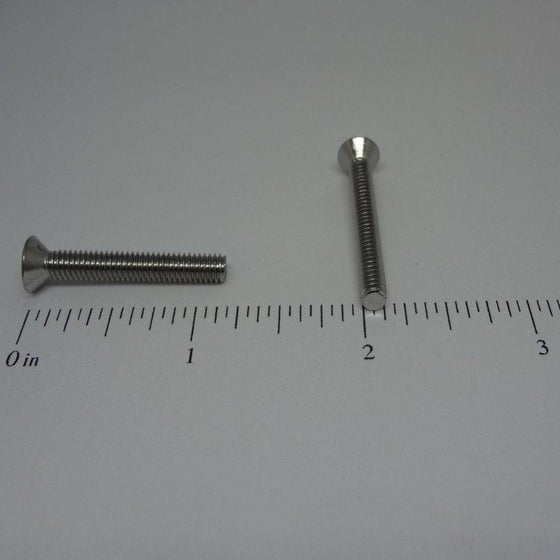 Machine Screws, Phillips Flat Head, Stainless Steel, #8-32X1 1/4"