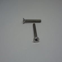 Machine Screws, Phillips Flat Head, Stainless Steel, #8-32X1 1/4"