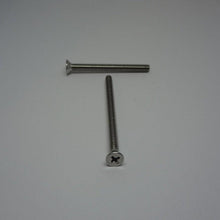  Machine Screws, Phillips Flat Head, Stainless Steel, #8-32X2"