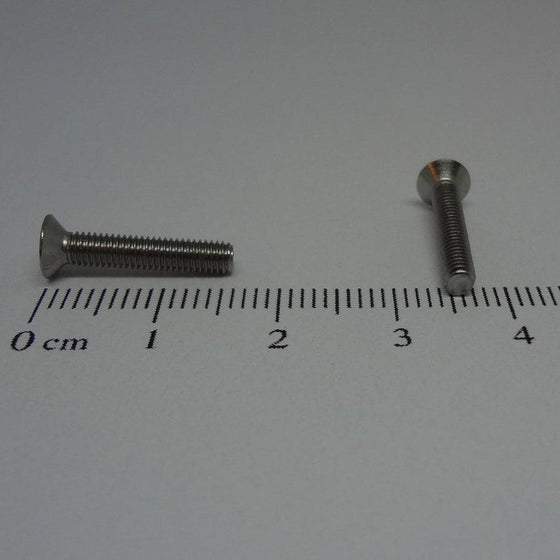 Machine Screws, Phillips Flat Head, Stainless Steel, M3X16mm