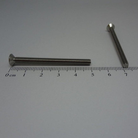 Machine Screws, Phillips Flat Head, Stainless Steel, M4X50mm