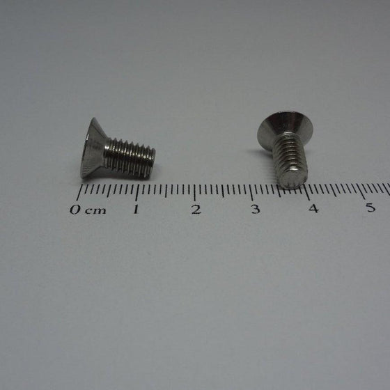 Machine Screws, Phillips Flat Head, Stainless Steel, M6X12mm