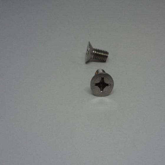 Machine Screws, Phillips Flat Head, Stainless Steel, M6X12mm