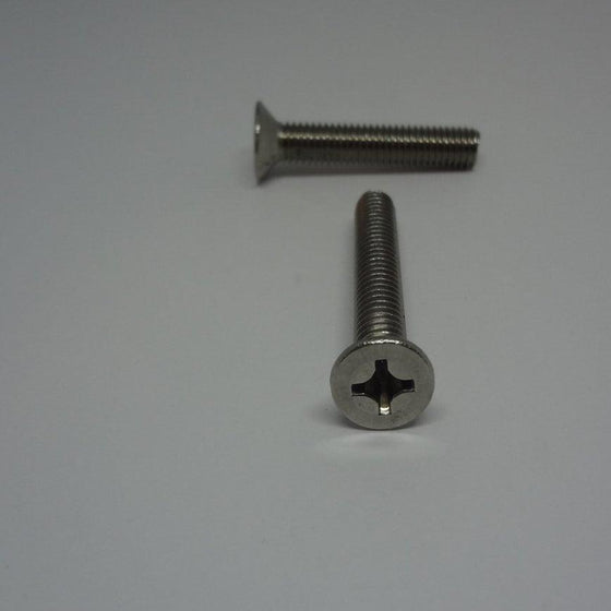 Machine Screws, Phillips Flat Head, Stainless Steel, M6X35mm