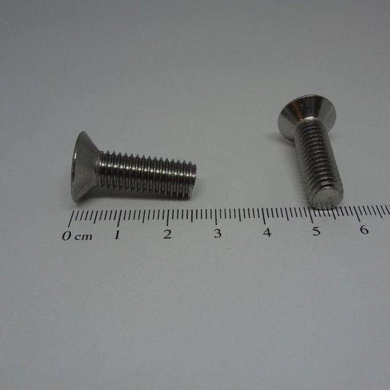 Machine Screws, Phillips Flat Head, Stainless Steel, M8X25mm
