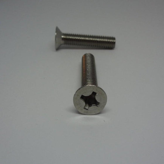 Machine Screws, Phillips Flat Head, Stainless Steel, M8X40mm