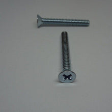  Machine Screws, Phillips Flat Head, Zinc Plated, #10-24X1 1/2"