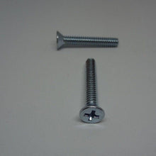  Machine Screws, Phillips Flat Head, Zinc Plated, #10-24X1 1/4"