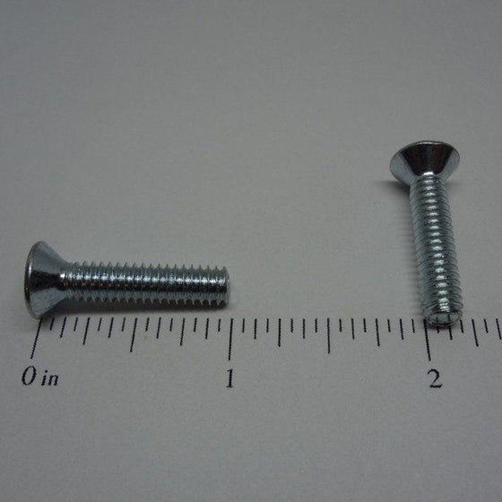 Machine Screws, Phillips Flat Head, Zinc Plated, #12-24X1"
