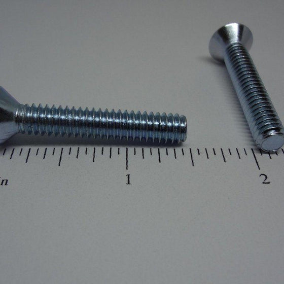 Machine Screws, Phillips Flat Head, Zinc Plated, 1/4"-20X1 1/2"
