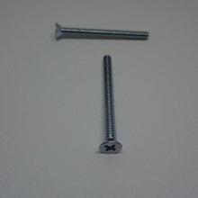  Machine Screws, Phillips Flat Head, Zinc Plated, #4-40X1 1/4"