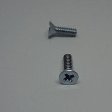  Machine Screws, Phillips Flat Head, Zinc Plated, #4-40X3/8"