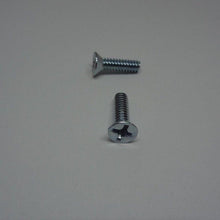  Machine Screws, Phillips Flat Head, Zinc Plated, #6-32X1/2"