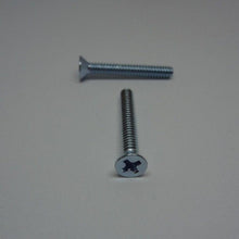  Machine Screws, Phillips Flat Head, Zinc Plated, #6-32X1"