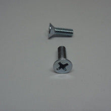  Machine Screws, Phillips Flat Head, Zinc Plated, #8-32X1/2"