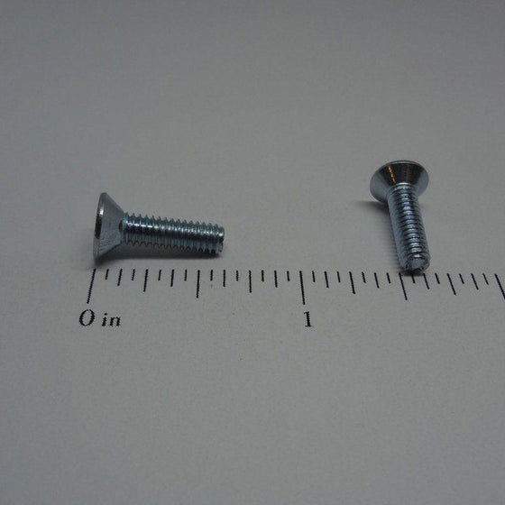 Machine Screws, Phillips Flat Head, Zinc Plated, #8-32X5/8"