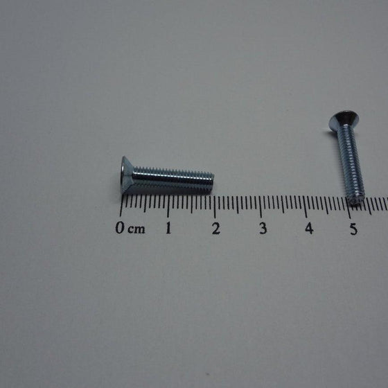 Machine Screws, Phillips Flat Head, Zinc Plated, M4X20mm