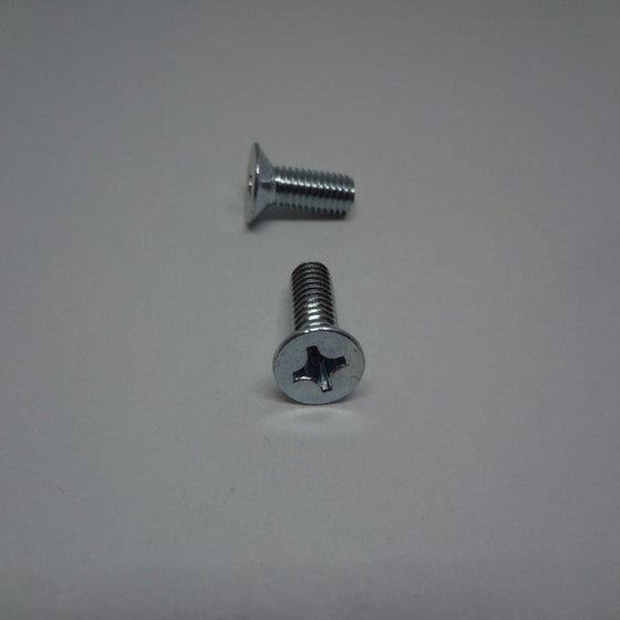 Machine Screws, Phillips Flat Head, Zinc Plated, M6X16mm