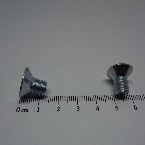 Machine Screws, Phillips Flat Head, Zinc Plated, M8X12mm
