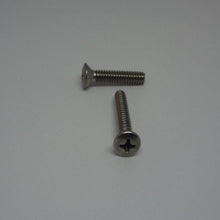  Machine Screws, Phillips Oval Head, Stainless Steel, #10-24X1"