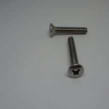  Machine Screws, Phillips Oval Head, Stainless Steel, 1/4"-20X1 1/2"