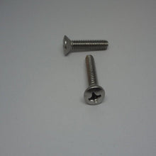  Machine Screws, Phillips Oval Head, Stainless Steel, 1/4"-20X1 1/4"