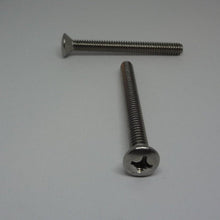  Machine Screws, Phillips Oval Head, Stainless Steel, 1/4"-20X2 1/2"