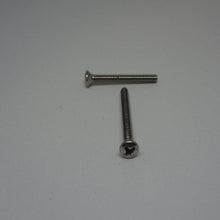  Machine Screws, Phillips Oval Head, Stainless Steel, #4-40X1"