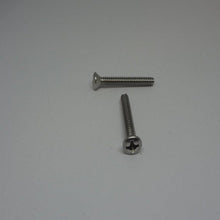  Machine Screws, Phillips Oval Head, Stainless Steel, #6-32X1"