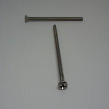  Machine Screws, Phillips Oval Head, Stainless Steel, #6-32X2 1/2"