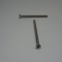  Machine Screws, Phillips Oval Head, Stainless Steel, #6-32X2"