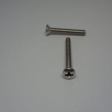  Machine Screws, Phillips Oval Head, Stainless Steel, #8-32X1 1/4"