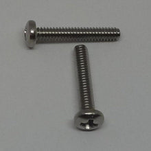  Machine Screws, Phillips Pan Head, Stainless Steel, #2-56X1/2"