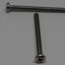  Machine Screws, Phillips Pan Head, Stainless Steel, #2-56X1"