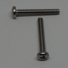  Machine Screws, Phillips Pan Head, Stainless Steel, #2-56X5/8"