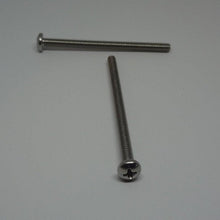  Machine Screws, Phillips Pan Head, Stainless Steel, #8-32X2 1/2"