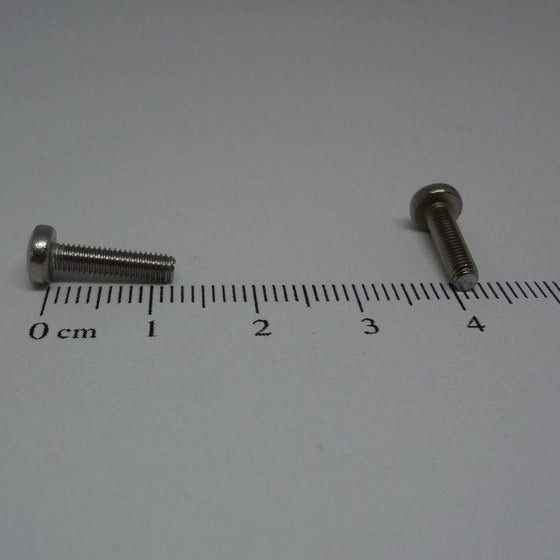 Machine Screws, Phillips Pan Head, Stainless Steel, M3X12mm