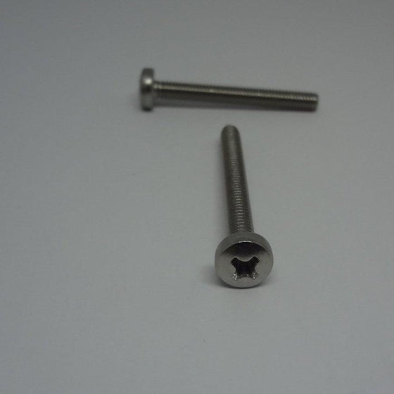 Machine Screws, Phillips Pan Head, Stainless Steel, M4X35mm