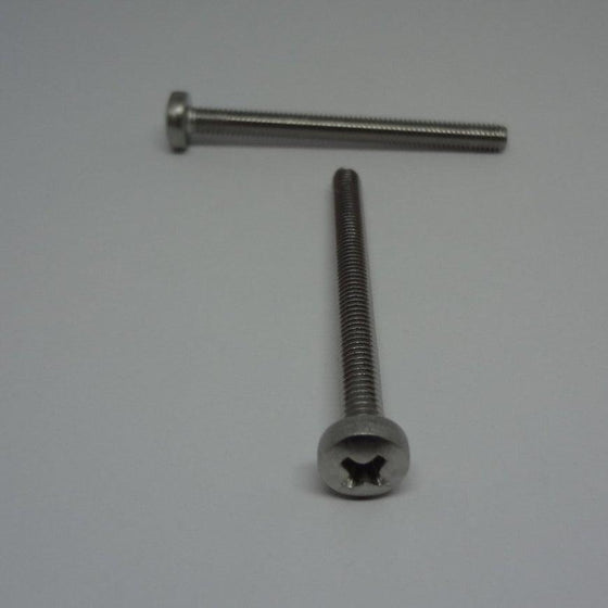 Machine Screws, Phillips Pan Head, Stainless Steel, M4X45mm